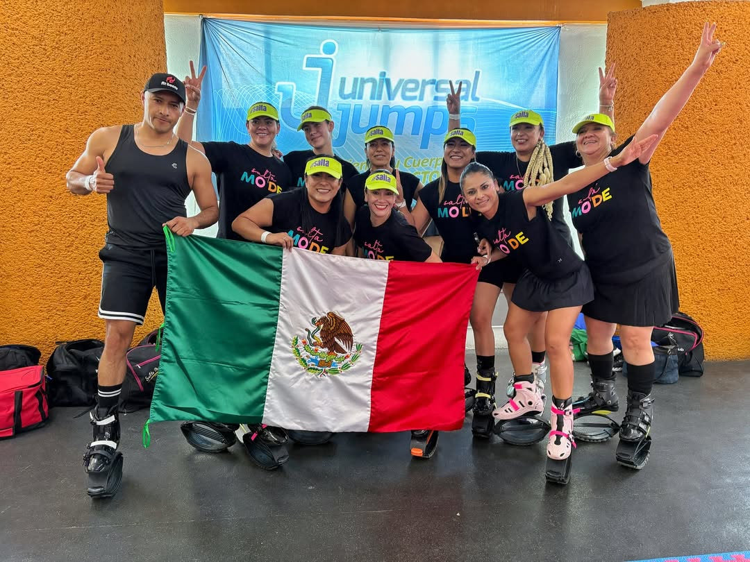 Mexican flag holding