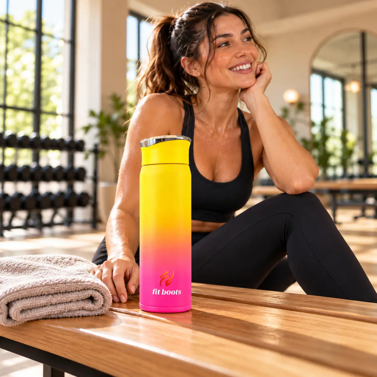 Fit Boots Stainless Steel Water Bottle