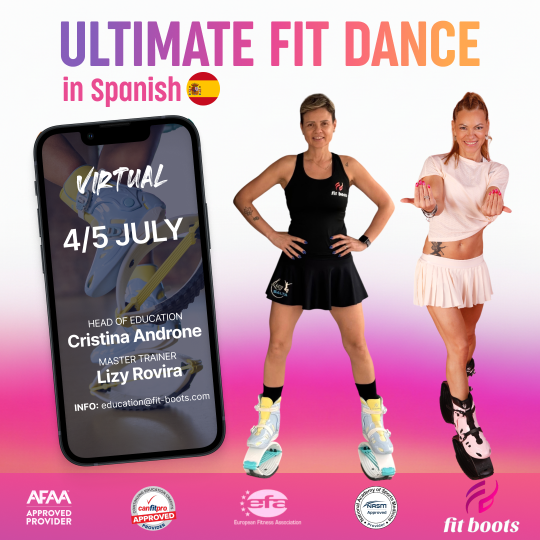 ULTIMATE FIT DANCE Virtual en Español 🇪🇸 | 4–5 Julio | Head of Education Cristina Androne & Master Trainer Lizy Rovira