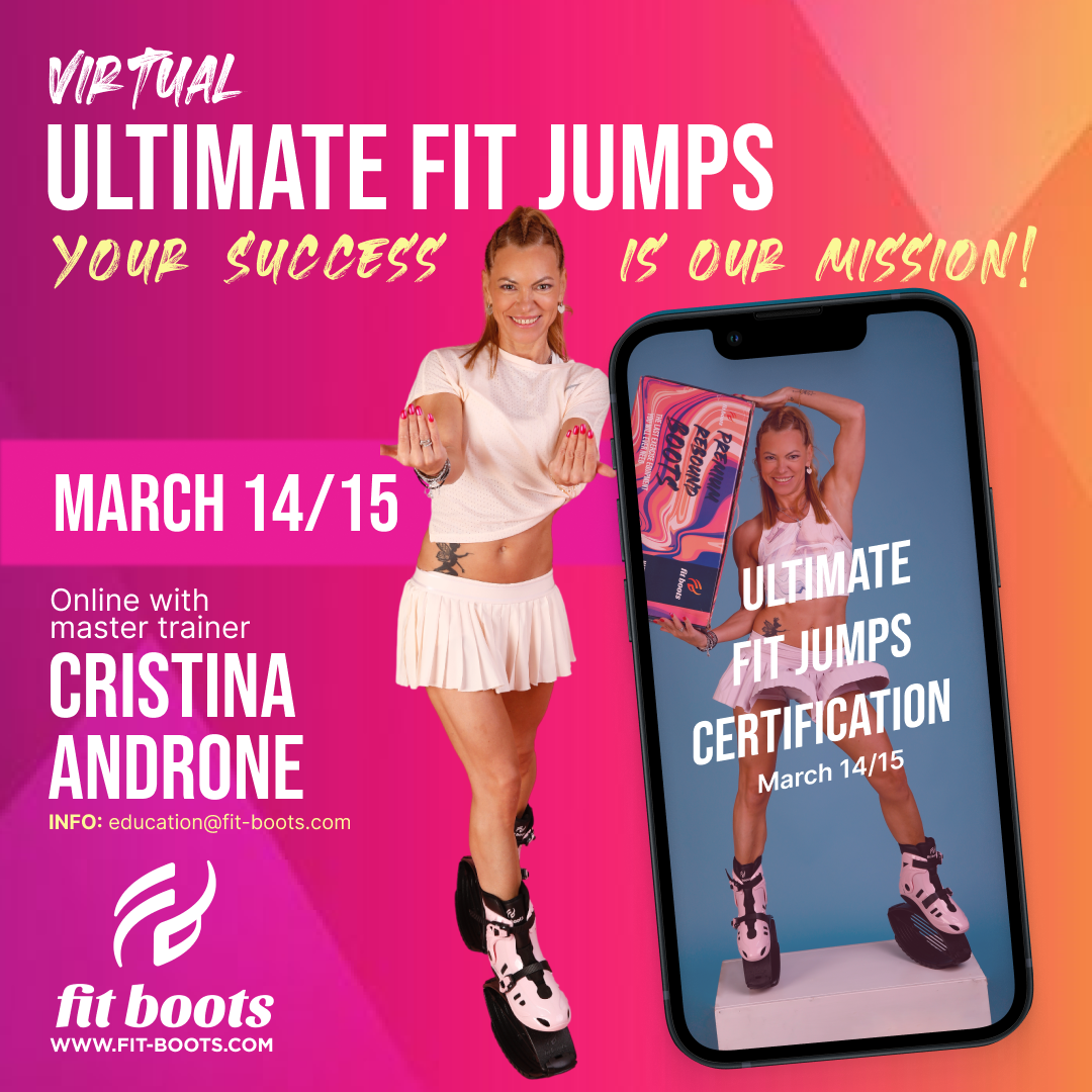 Virtual Ultimate Fit Jumps Certification March 14 & 15 with Master Trainer Cristina Androne
