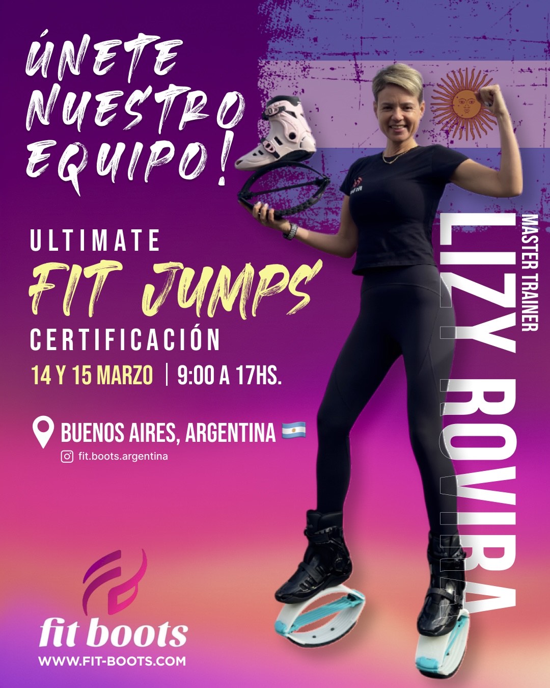 Certificación Ultimate Fit Jumps – Buenos Aires, Argentina 14-15 Marzo con Master Trainer Lizy Rovira Amayaovira