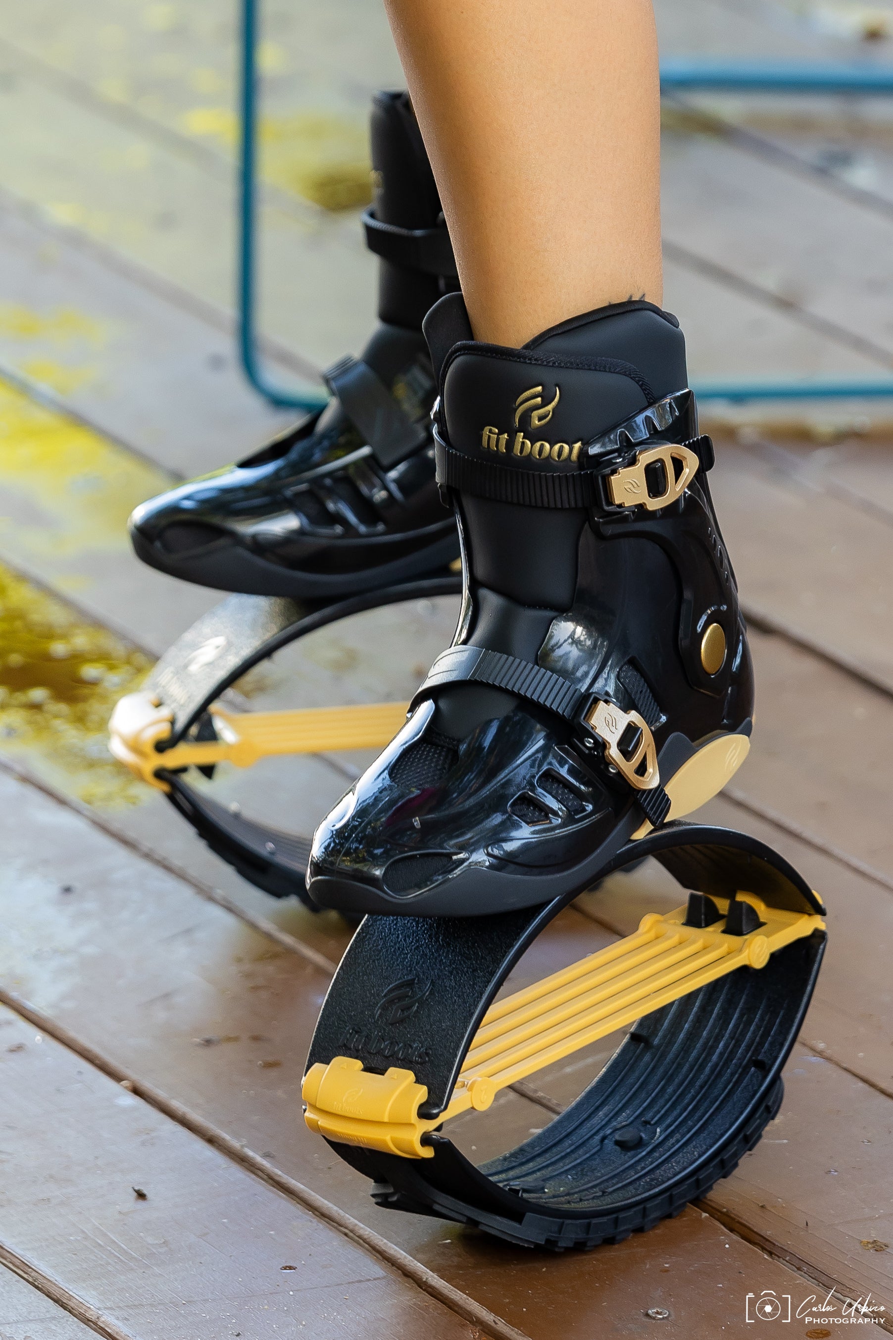 Fit Boots® X-Bound Black/Gold – Ultimate Jump Boots