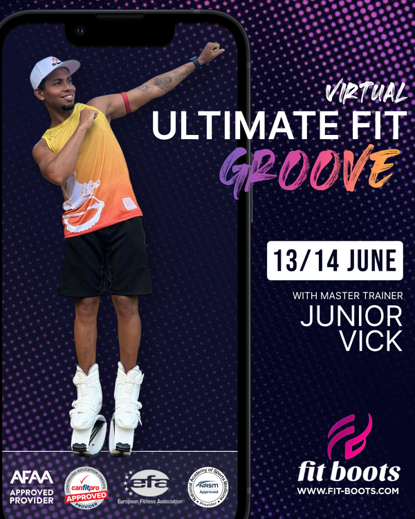 Ultimate Fit Groove - Virtual Workshop June 13–14, 2026 con Master Trainer Junior Vick