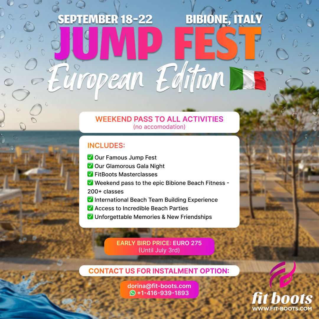 WEEKEND PASS – ALL ACTIVITIES  September 18–22, 2026 | Bibione, Italy EARLY BIRD PRICE