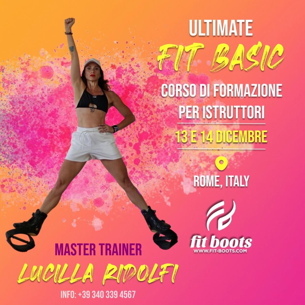 Corso di Formazione Ultimate FIT BASIC – 13 e 14 Dicembre a Roma con Lucilla!