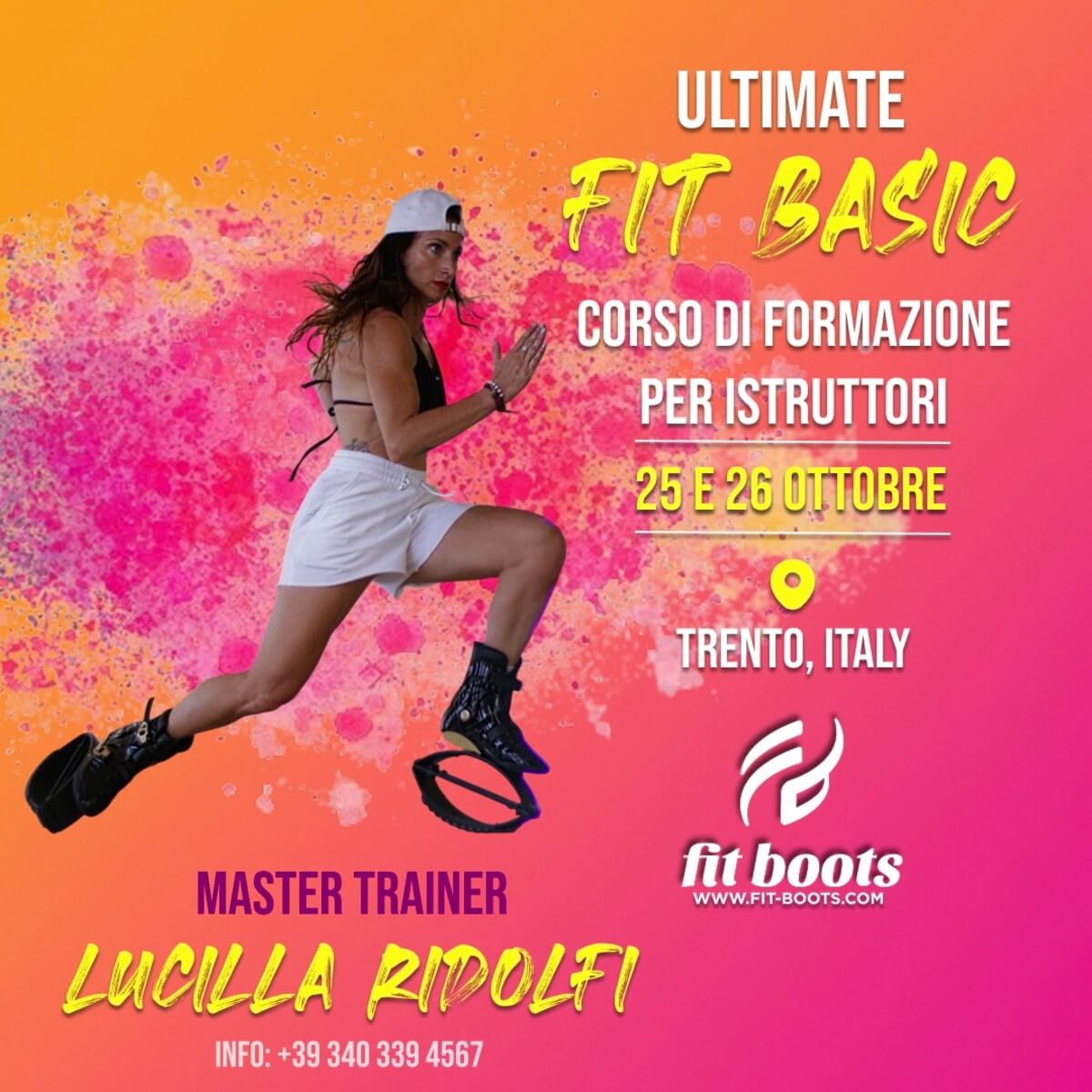 Corso di Formazione Ultimate FIT BASIC – 25 e 26 Ottobre a Trento con Lucilla!