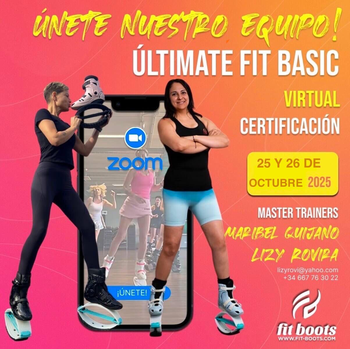 Ultimate Fit Jumps Virtual Certification – October 25–26, 2025 with Master Trainers Maribel Guijano & Lizy Rovira