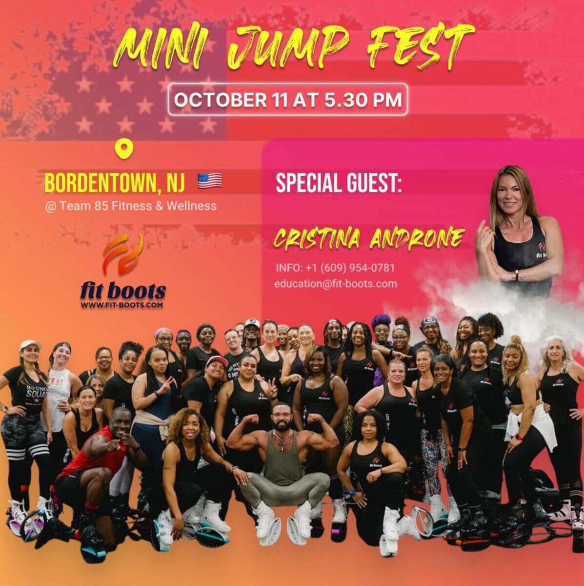 Mini Jump Fest with Special Guest Cristina Androne | Bordentown NJ | Fit Boots October 11