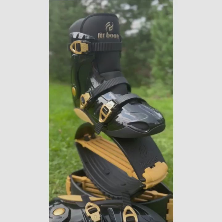 Fit Boots® X-Bound Black/Gold – Ultimate Jump Boots