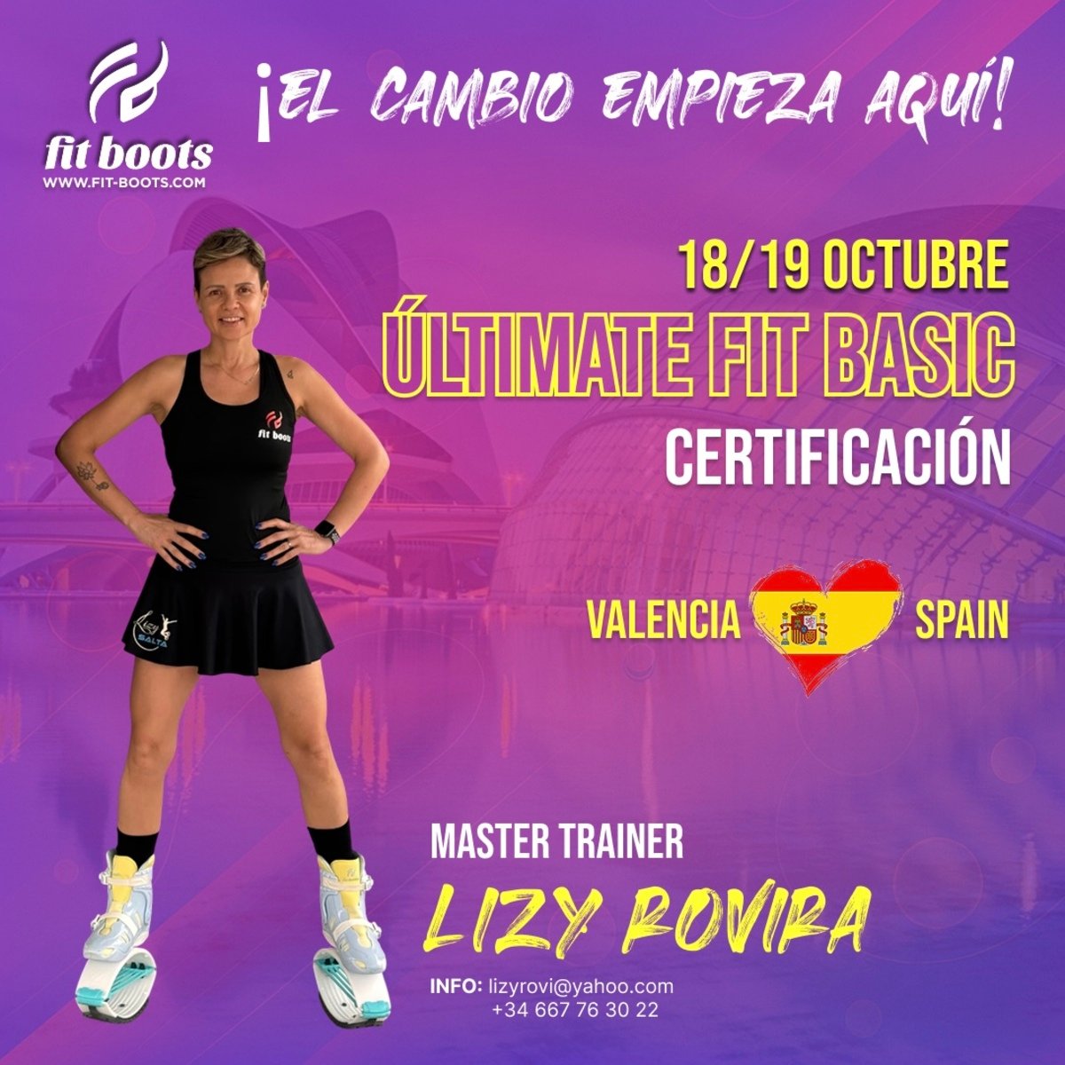 Certificación Ultimate Fit Basic en Valencia | 18–19 Octubre con Lizy Rovira!