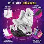 Fit Boots® X-Bound White – Ultimate Jump Boots