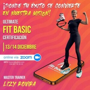 ¡Certificación Online Fit Basic | 13-14 Diciembre vía Zoom con Lizy Rovira!