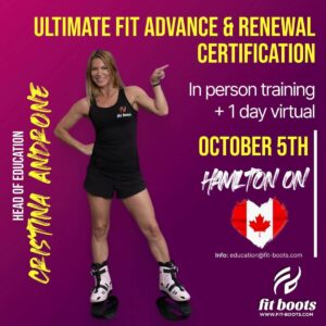 Ultimate Fit Advance & Renewal Certification – October 5th – Hamilton, ON – with Cristina Androne!