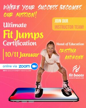 Online Certification: Ultimate Fit Jumps on January 10/11 with Cristina Androne, Virtual - on Zoom!